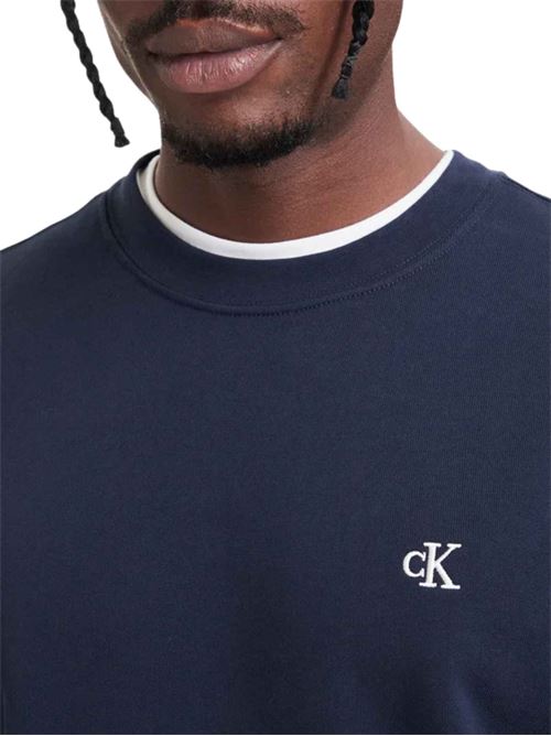 Felpa girocollo con logo Calvin Klein Jeans | LV04RG275GCEF